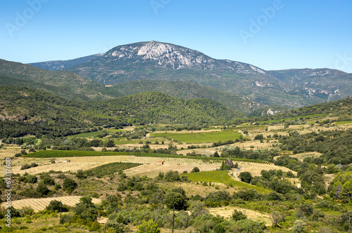Rural landscape from south-west France