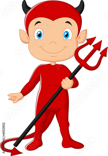 Red devil cartoon