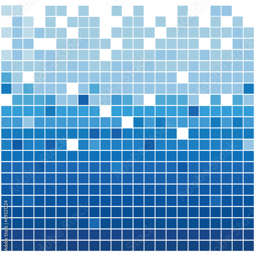 square pixel mosaic