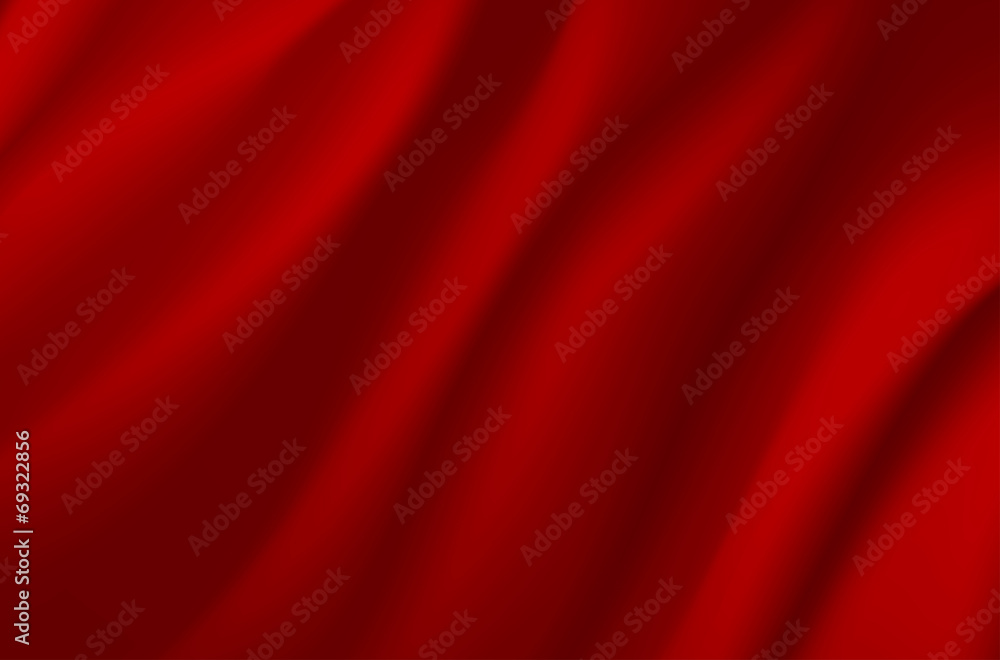Background from red wavy fabric Background from red wavy fabric