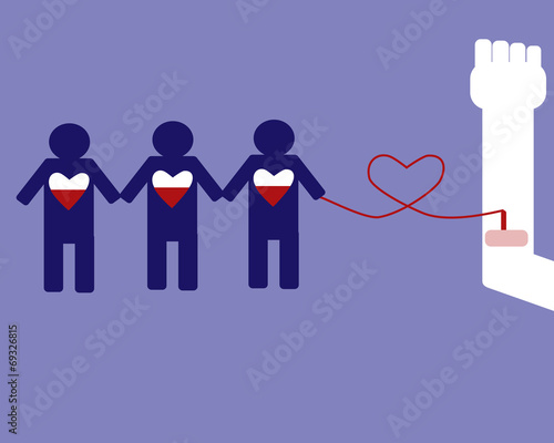 Blood Donation can save people for 3 lifes