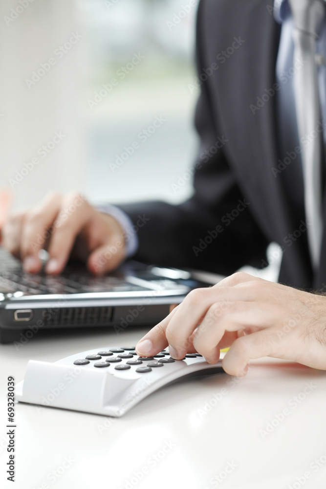 Close-up of financial advisor Close-up of financial advisor