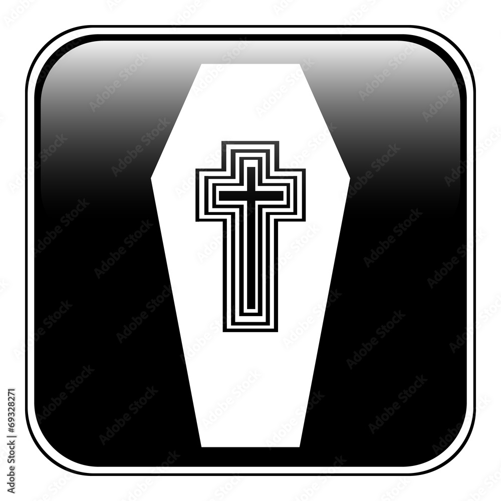 Obraz premium Coffin button