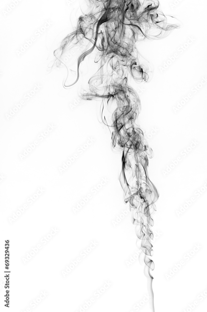 abstract black smoke