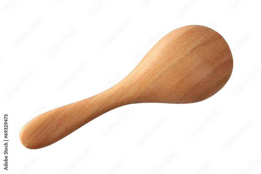 Wooden spoon isolated on a white background Wooden spoon isolated on a white background
