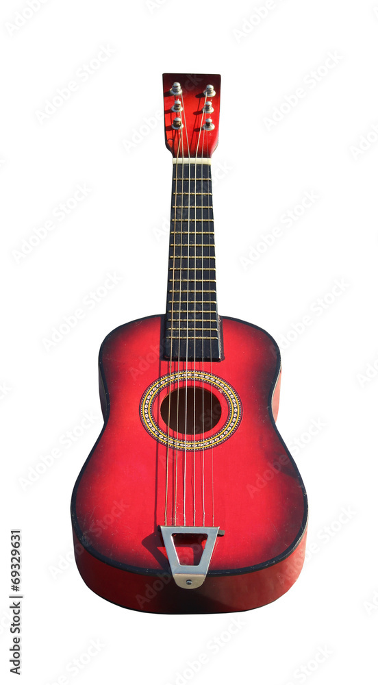 Obraz premium Acoustic guitar isolated