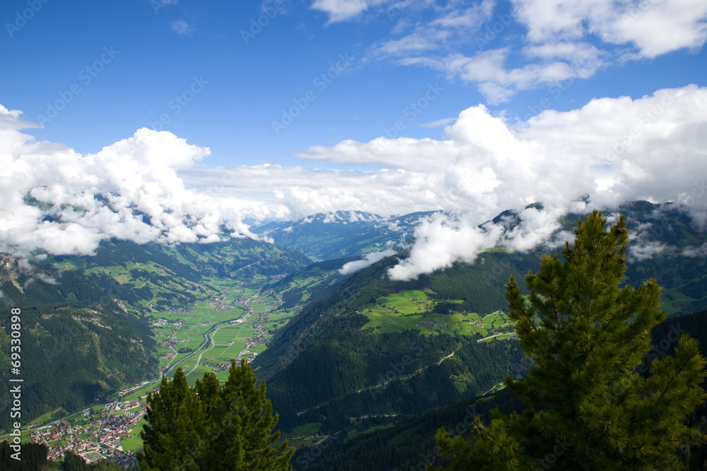 Obraz premium Zillertal - Alpen