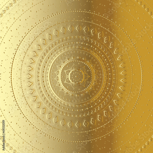 Mandala. Indian decorative pattern.