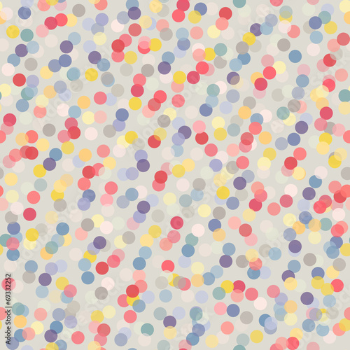 Romantic seamless background with multicolored light dots