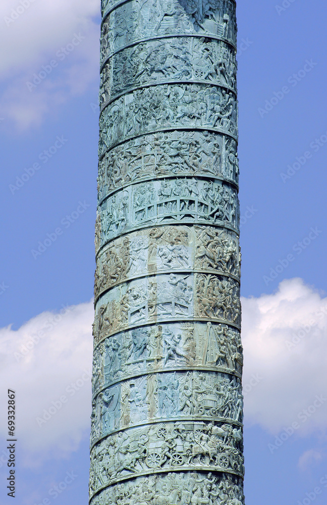 Column Vendome in Paris.