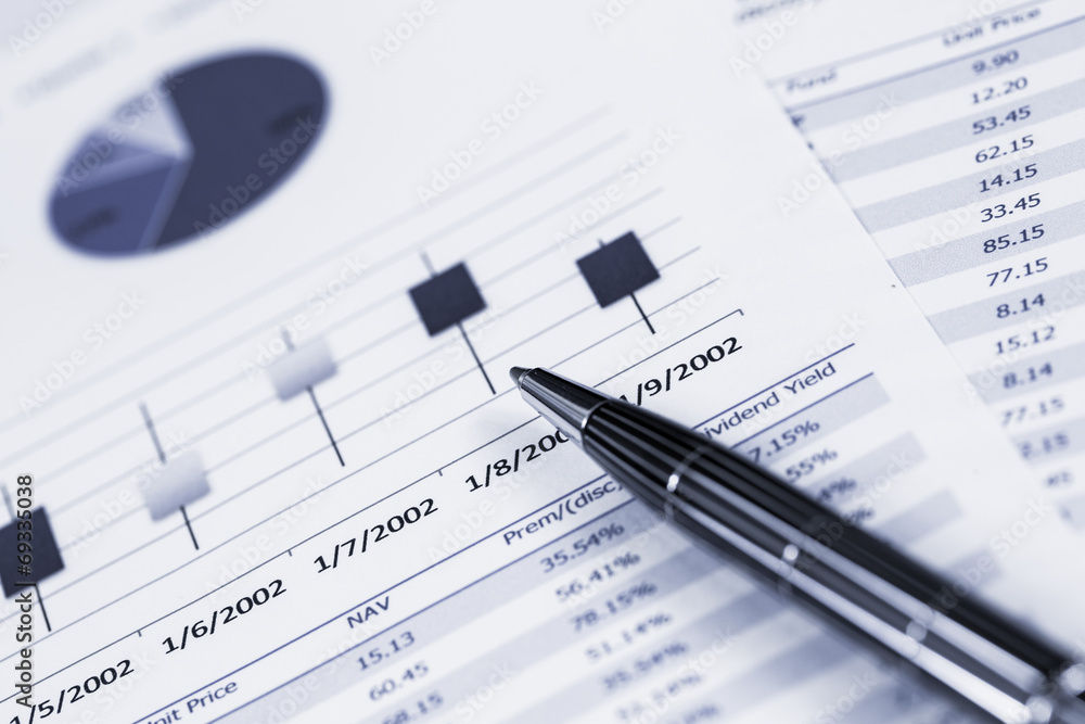 Showing business and financial report. Accounting Showing business and financial report. Accounting