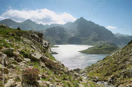 Glacial lakes in Aiguestortes photo