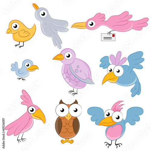 Cartoon Birds