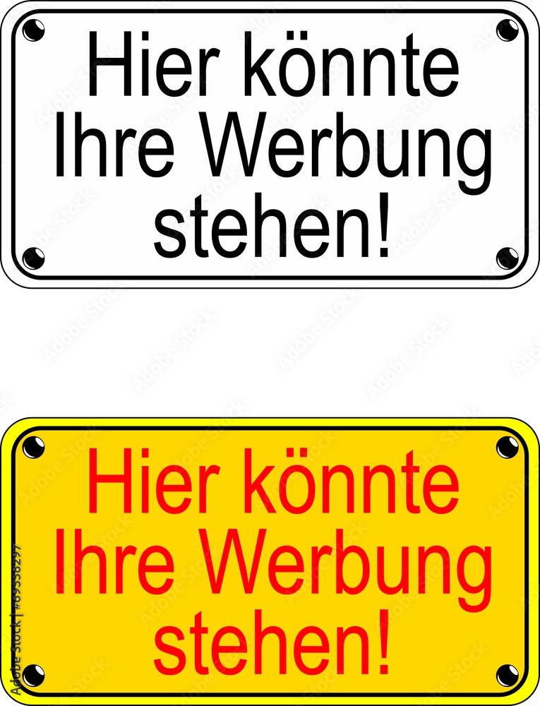 Hier Könnte Ihre Werbung Stehen Englisch