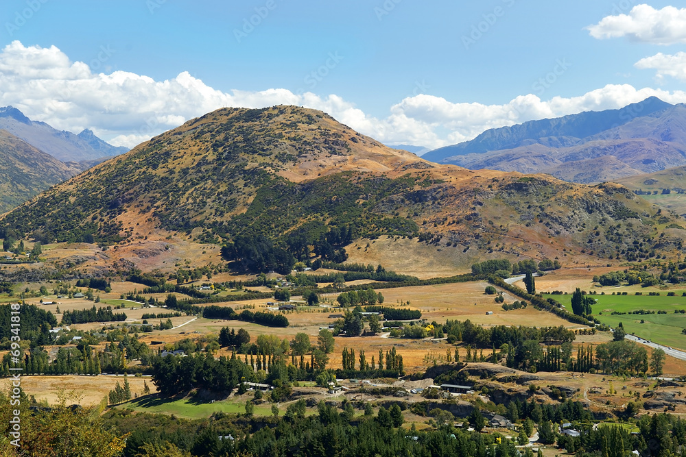 rural landscape in New Zealand