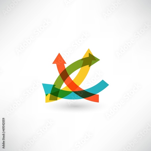 Abstract arrow icon