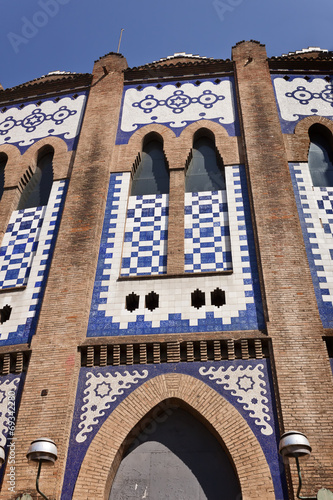 Detail of the Monumental bullring in Barcelona. photo