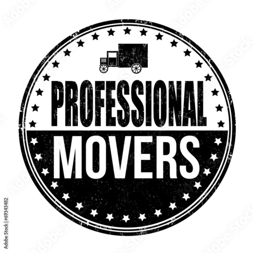 Professional movers stamp