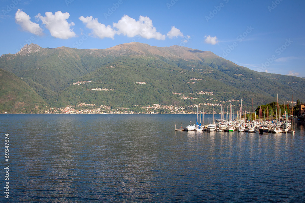 Boats on Lake Como