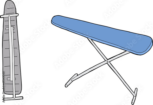 Isolated Ironing Board