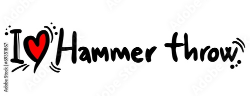 Hammer throw love