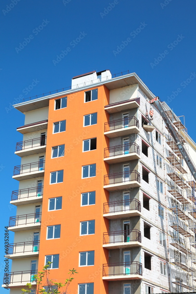 Modern building under construction Modern building under construction