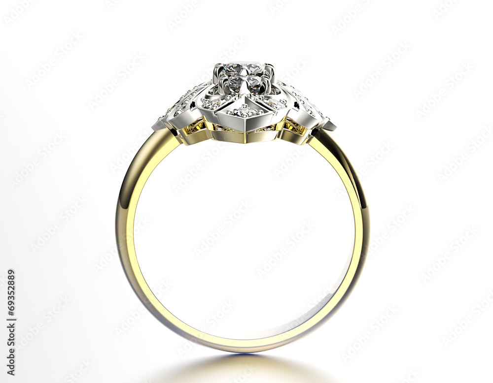 Engagement Ring with Diamond. Jewelry background Engagement Ring with Diamond. Jewelry background