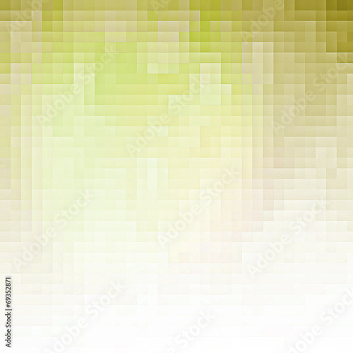 Abstract yellow pixel background
