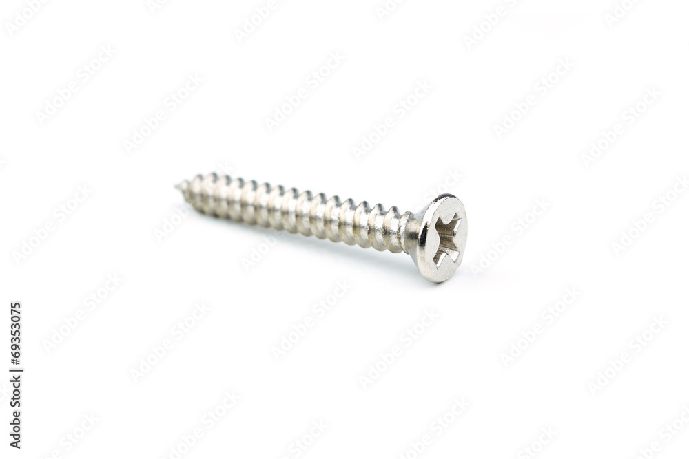 screw in white back screw in white back