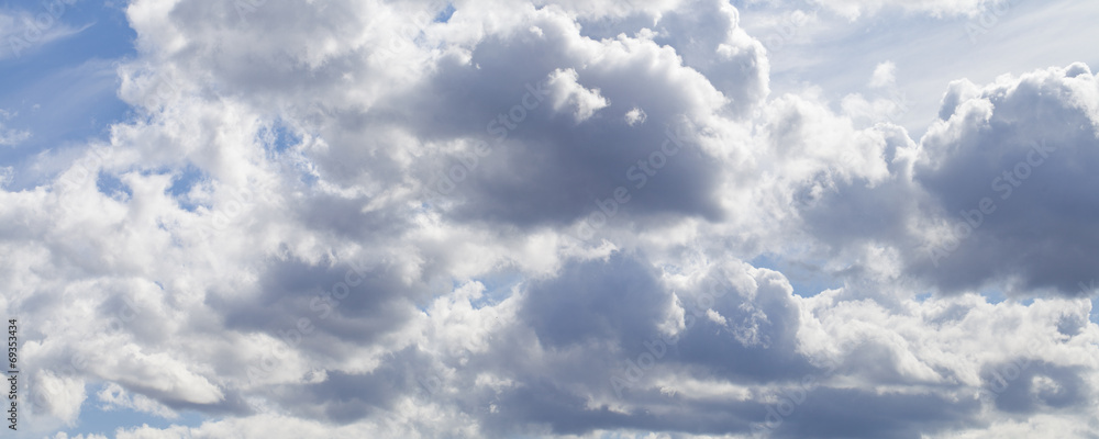 Blue sky with clouds Blue sky with clouds