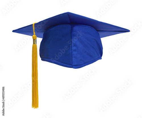 Blue Grad Hat Front