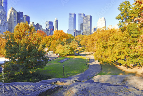 Autumn Colors - fall foliage in Central Park, Manhattan,New York photo