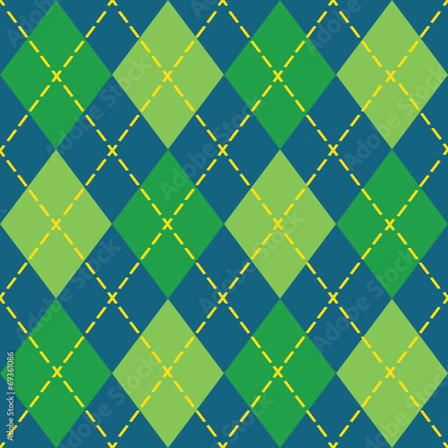 Colorful argyle seamless pattern photo