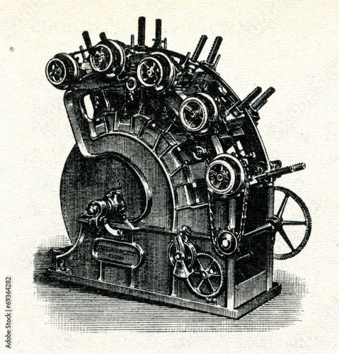 Voelter's wood pulp grinding machine 1847