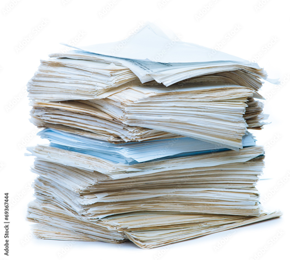 Stack of old paper Stack of old paper