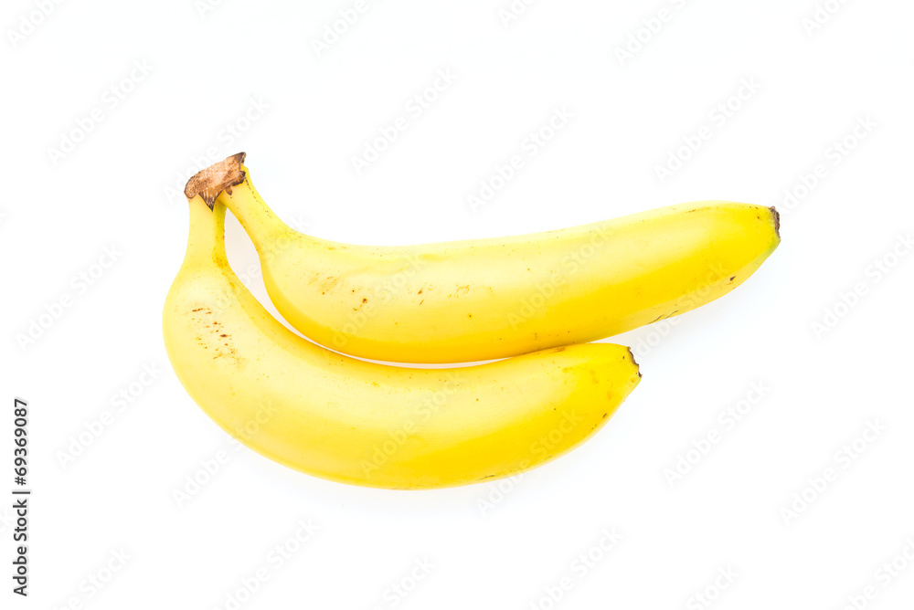 Banana isolated on white Banana isolated on white