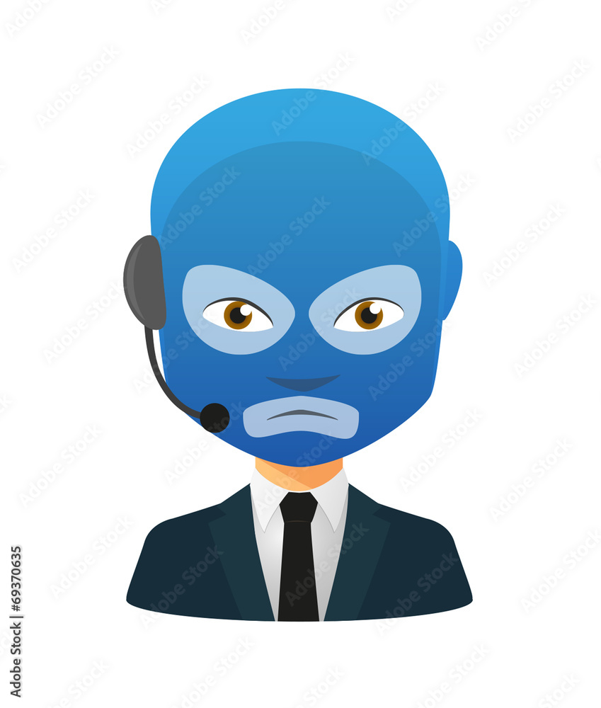 Male avatar wearing a wrestling mask Male avatar wearing a wrestling mask