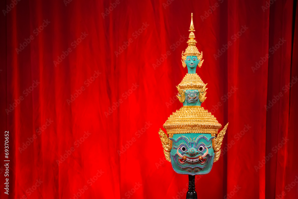 Hua Khon - Thai Traditional Mask