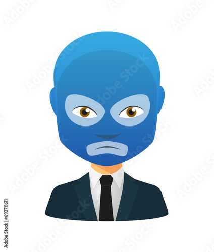Male avatar wearing a wrestling mask