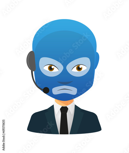 Male avatar wearing a wrestling mask