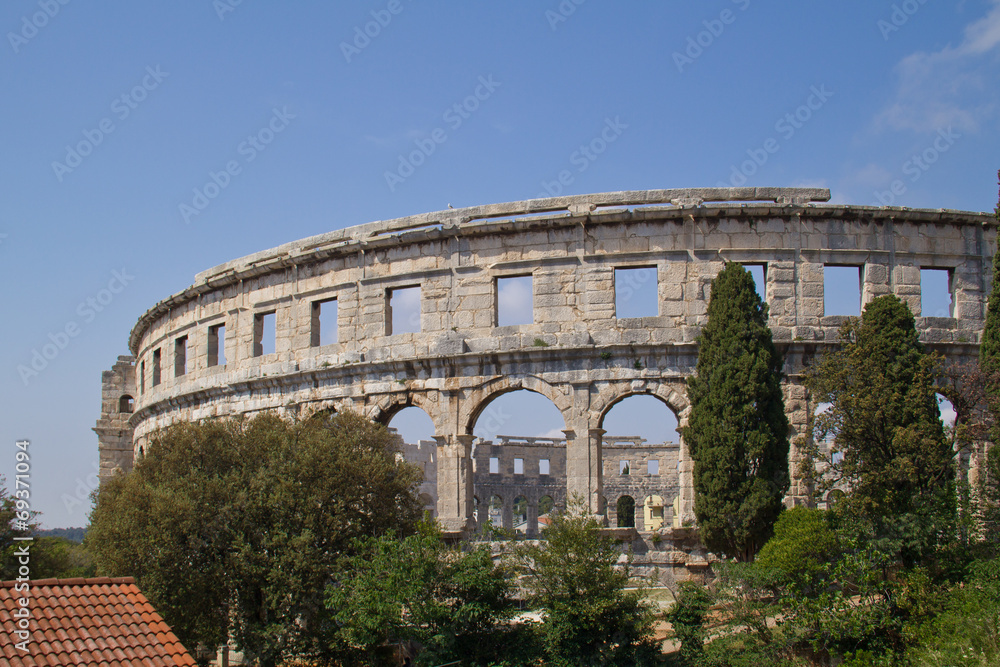 Pula Arena Amphitheatre in Croatia