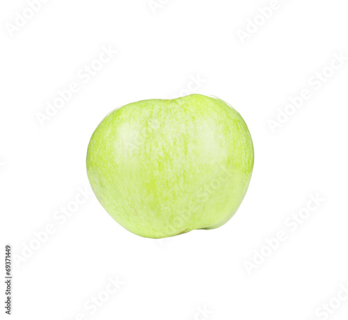 Ripe green apple.