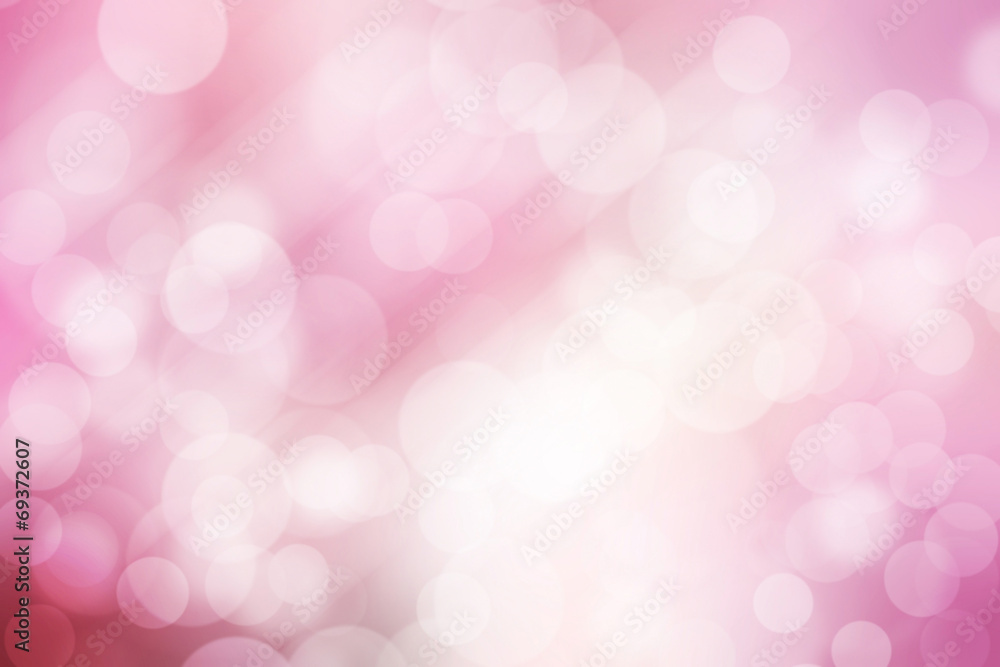 Fototapeta premium abstract bokeh background, pink and white.