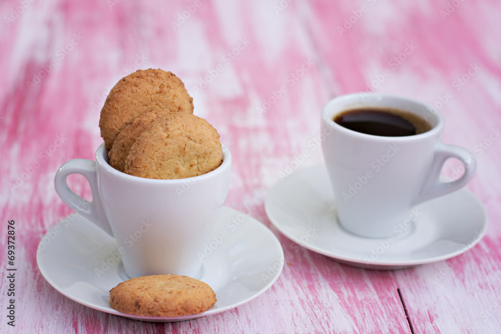 cookies and a cup of coffee cookies and a cup of coffee