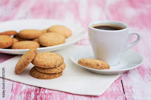 cookies and a cup of coffee