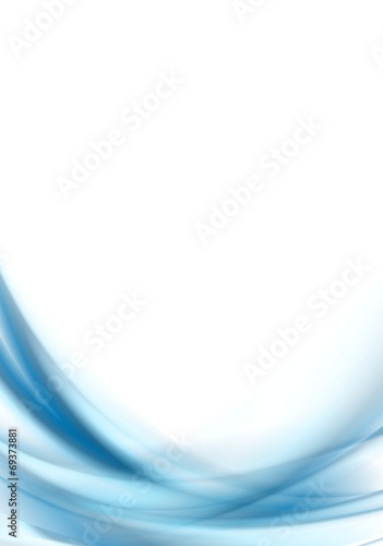 Blue blurred waves design