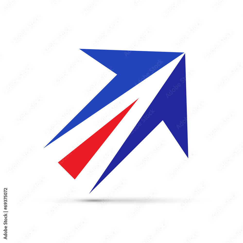 Vector sign french arrow Vector sign french arrow