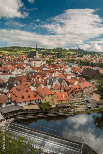 Wallpaper Mural Cesky Krumlov and river  Torontodigital.ca