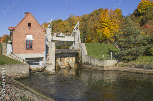 The historic, small hydro power plant