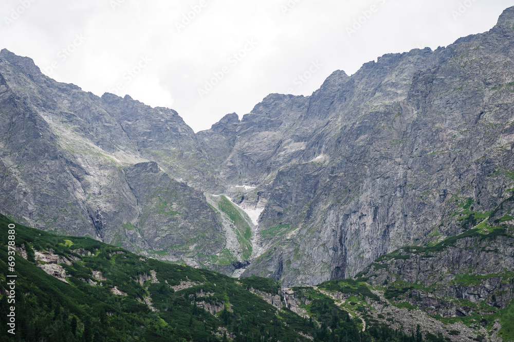 mountain Tatry in Poland - landscape mountain Tatry in Poland - landscape